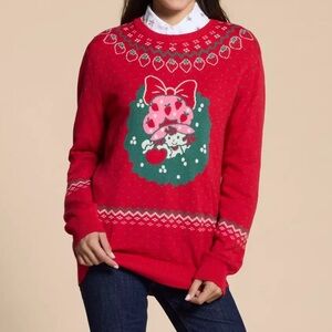 Strawberry Shortcake Wreath‎ Portrait Holiday Sweater Christmas - BoxLunch
